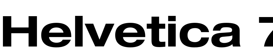 Helvetica 73 Bold Extended Yazı tipi ücretsiz indir